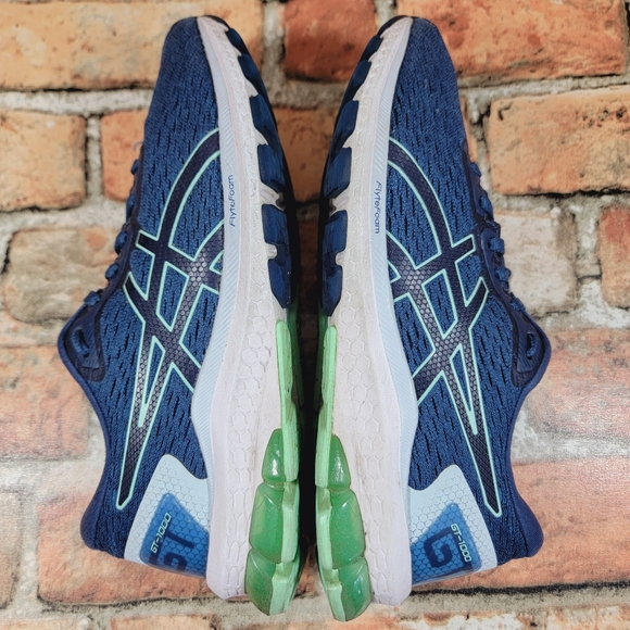 ASICS GT-1000 Running Sneakers Blue/ Green Women's Size 7.5 - Picture 8 of 12